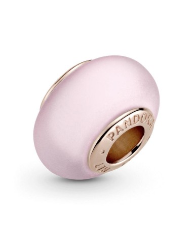 Charm de cristal de Murano Rosa color rosa