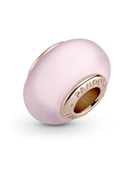 Charm de cristal de Murano Rosa color rosa