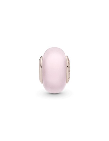 Charm de cristal de Murano Rosa color rosa