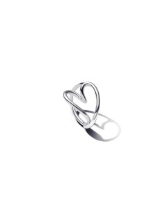 Anillo Corazón de Pandora en Plata de Ley con Diseño Orgánico