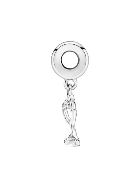 Charm en plata ley colgante Estetoscopio 