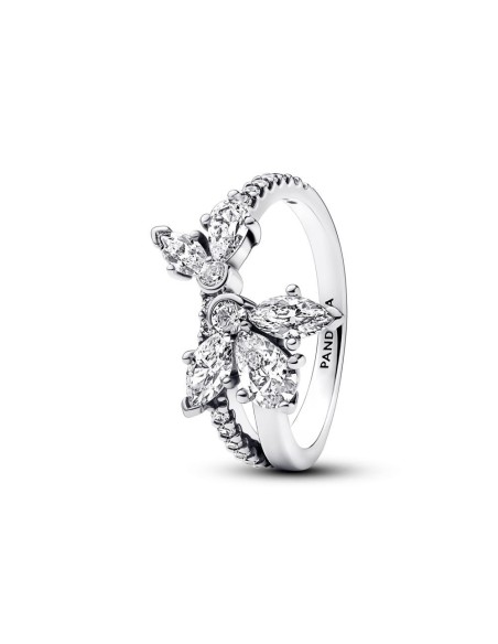 Anillo en plata de ley Herbario Brillante Asimétrico​